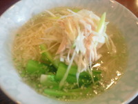 「蒸し鶏ネギ香り麺(１０００円)」@ろぉしゃんの写真