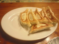 「焼ぎょうざ 380円」@麺や食堂 本店の写真