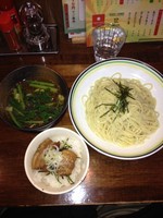 「つけ麺(大盛)&少なめ角煮丼」@ラハメン ヤマンの写真