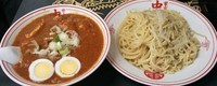 「樺太つけ麺（平日限定）＋麺大盛り」@蒙古タンメン 中本 本店の写真