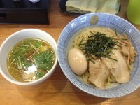 「【特製】淡麗塩つけ麺(950円)」@塩つけ麺 灯花の写真