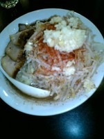 「ラブメン700円(ニンニク・トウガラシ)」@音麺酒家 楽々の写真