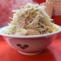 小ラーメン650円半熟玉子100円　※ヤサイ、アブラ