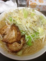 「中盛ラーメン（野菜・脂ちょっと多め）」@ラーメン浜田家の写真