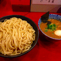 「二代目つけ麺、特盛り、味玉、魚粉抜き」@二代目狼煙 本店 葉隠製麺の写真