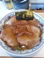 「チャーシュー麺950円　常連ｸｰﾎﾟﾝ△100円」@春木屋 めんめんの写真