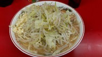 「らーめん(麺硬め・ニンニク野菜増し)」@ラーメン二郎 湘南藤沢店の写真