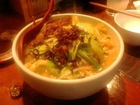「ちっきん麺（醤油、太麺、大盛）」@メン屋ちっきんの写真