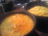 「つけ麺ひやもり、赤、メンマ多め、780円」@麺処 繋-Guの写真