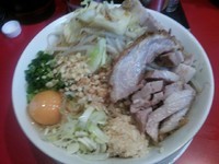 「豚まぜそば」@用心棒の写真