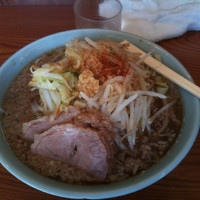 「ラーメン （ヤサイ、ニンニク、カラメ）」@ラーメン二郎 亀戸店の写真