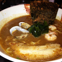 「魚介味噌ラーメン¥880＋半ライス¥50」@麺屋 優創の写真