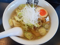 「彩月の塩らーめん（全粒粉めん）」@麺屋彩月の写真