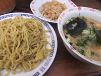 「味噌つけ麺大盛り700円＋煮卵100円」@ちく善の写真