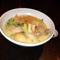 「（限定）鴨白湯そば¥880＋味玉¥100＋お得なセット¥300」@鶏そば 雫一の写真