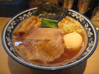 「1号ラーメン（あっさり系）＋味玉」@ラーメン 雷鳥の写真