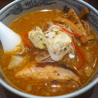 「味噌ら〜めん」@麺屋武蔵 神山の写真