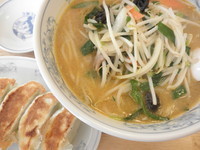 「みそラーメン　「480円」」@ぎょうざの満洲 蒲生駅店の写真