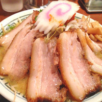 「チャーシューから味噌ラーメン中盛り」@ちゃーしゅうや武蔵 ピオニウォーク東松山店フロア1Fの写真