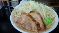 「みそラーメン（野菜、脂、ちょっと多め）750円」@ラーメン浜田家の写真