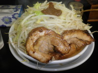 「味噌ラーメン（７５０円）野菜マシ」@ラーメン浜田家の写真