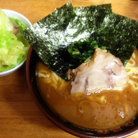 「ラーメン650円＋キャベツ100」@横浜家系ラーメン 大原家の写真