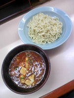 「マーボーつけ麺630円」@たけいしの写真