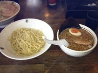 「つけ麺(紺)メンマ多め」@こってりらーめん 誉の写真