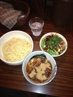 「つけ麺(中盛)&豚ごはん」@麺処 井の庄の写真