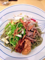 「【鶏味噌ごぼう和えそば】９００円　2/4-2/9」@饗 くろ㐂の写真