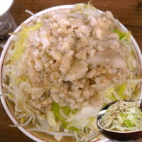 「普通盛 小 700円（ヤサイマシマシ・アブラマシマシ）」@ラーメン二郎 品川店の写真