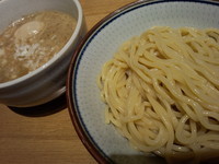 「濃厚煮干しつけ麺(780円)＋味玉(100円)」@鼈の写真