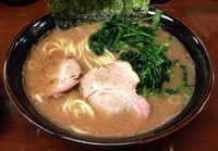 「ラーメン中＋ほうれん草増し＋ライス(700円＋50円＋無料)」@大勝軒直伝 金太郎の写真