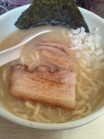 「あっさりホタテ塩らーめん」@ORAGA NOODLESの写真