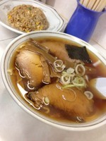 「チャーシューメン＋半チャーハン」@谷ラーメンの写真