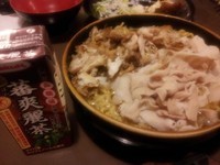 「油かすそば　800円（宴会サイズ？）」@宮崎郷土料理 どぎゃんの写真