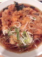 「げそ天ジャンボそば360円」@六文そば 日暮里第1号店の写真