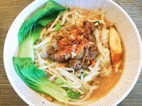 「【期間限定】しばふの牛骨味噌らーめん￥800円」@麺 ten しばふの写真