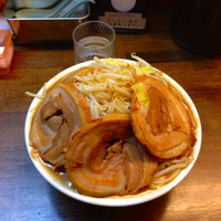 「雷そば 特 豚増し」@雷 北松戸本店の写真