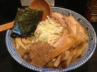 「濃厚狼煙ラーメン（大盛）＋メンマ増し」@狼煙 〜NOROSHI〜の写真