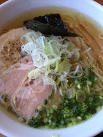 「煮干蕎麦・塩(細麺・低温)￥730＋肉1枚￥100(ﾊﾞﾗ)」@喜乃壺の写真