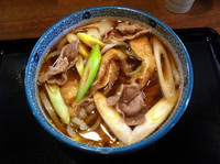 「かけ肉うどん」@こめんこ屋の写真