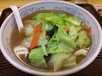 「【2月の限定】しょうが野菜ラーメン500円」@ぎょうざの満洲 志木南口店の写真