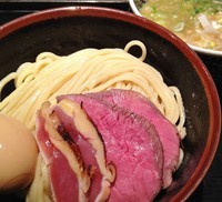 「牛白湯煮干しつけ麺1000円」@麺屋 一燈の写真