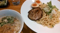 「魚介塩つけ麺＋チャーシュー１枚＋味玉子」@つけ麺 さのやの写真