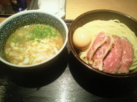 「牛白湯煮干しつけ麺」@麺屋 一燈の写真