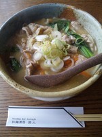 「12月～3月限定　奏龍味噌拉麺　細麺　　850円」@拉麺酒房 熊人の写真