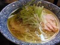 「鶏塩らーめん（６８０円）＋替玉（１００円）」@自家製太麺 元気屋の写真