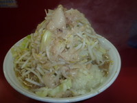 「小ラーメン（野菜マシ　ニンニク少し　アブラ少し　タマネギＷ」@麺屋 桐龍の写真