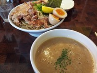 「TERIYAKI デラックス つけ麺＋ガチ盛り」@二丁目 つけめん GACHIの写真